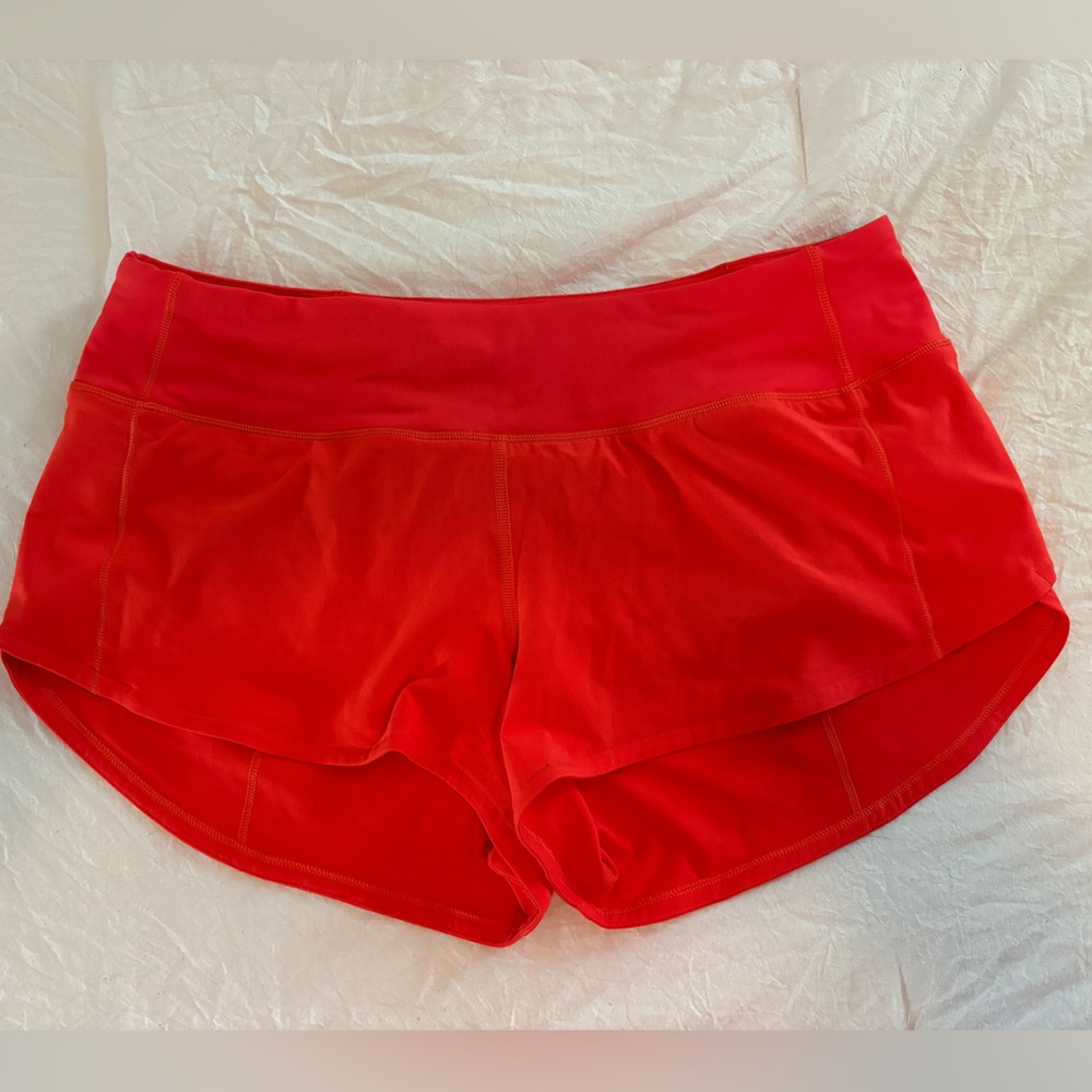 Orange/Red 2.5 Inch Speed Up Shorts